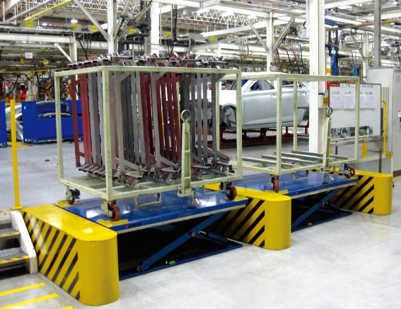 超低型电动平台应用